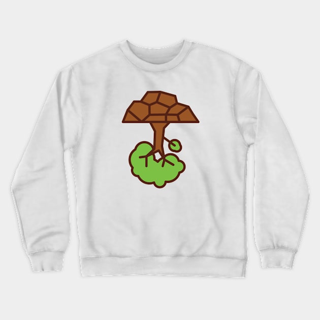 TreeFall Studios - Upside Down Tree Logo Crewneck Sweatshirt by TreeFallStudios